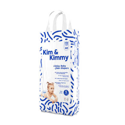 Kim & Kimmy - Size 5 Diapers,12-17kg, Qty 44