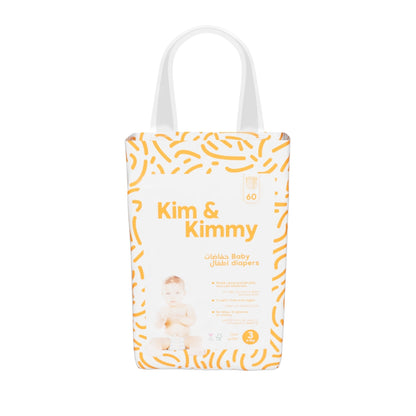 Kim & Kimmy - Size 3 Diapers, 6 - 11kg, Qty 60